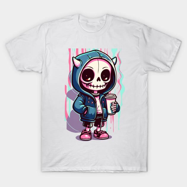 Stylish Skeletal Vibes: Limited Edition Hoodie T-Shirt by designerhandsome